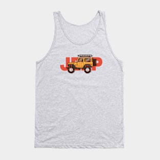 Jeep Adventure Cars Tank Top